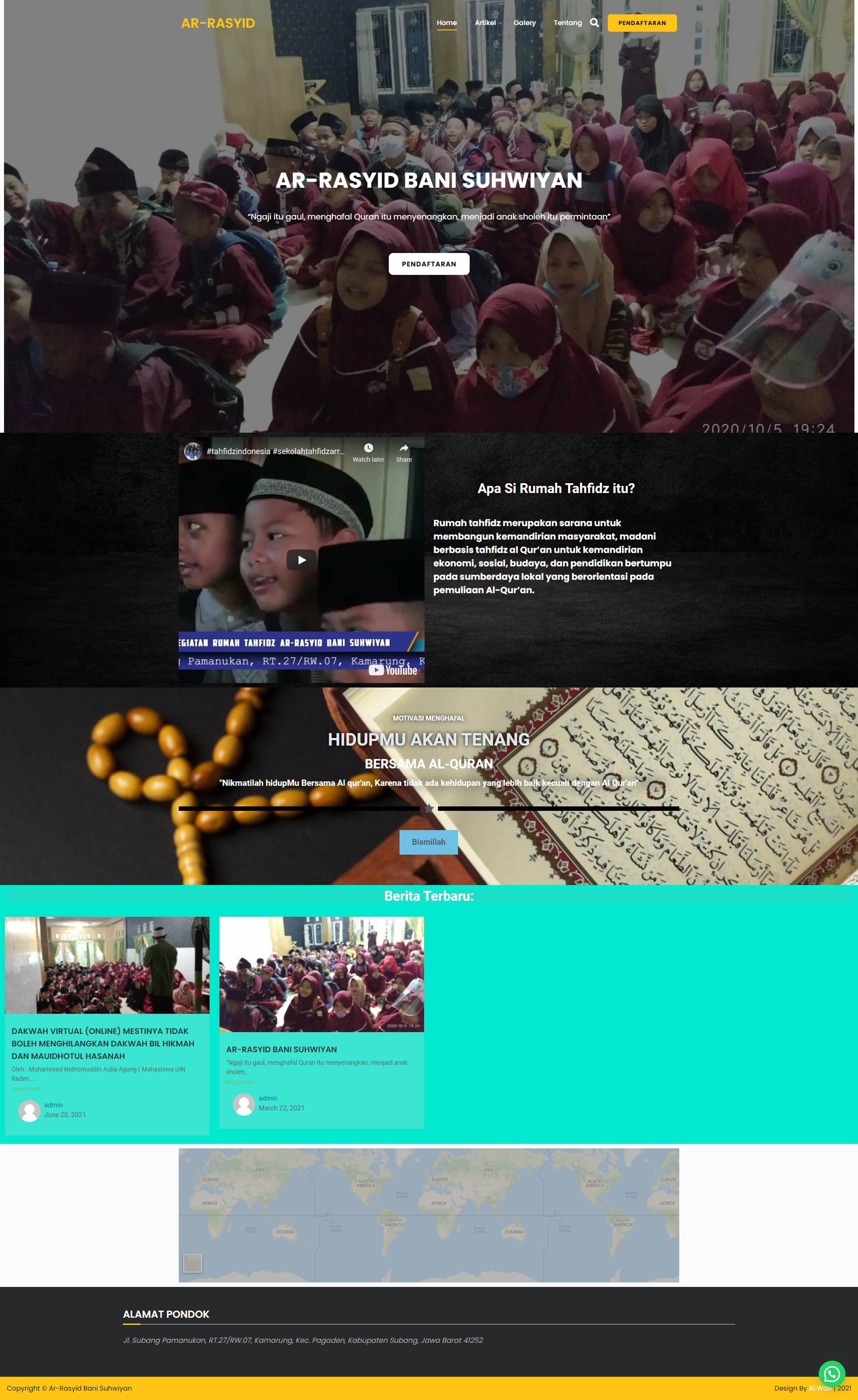 Website Ar Rasyid Subang